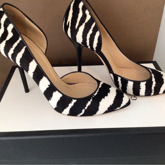 Gucci Zebra Print Calf Hair Pumps, Pointed Toe. | Size EU 35 / US 5. - Picture 4 of 6